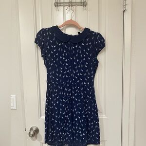 Mango baby doll dress with swan prints